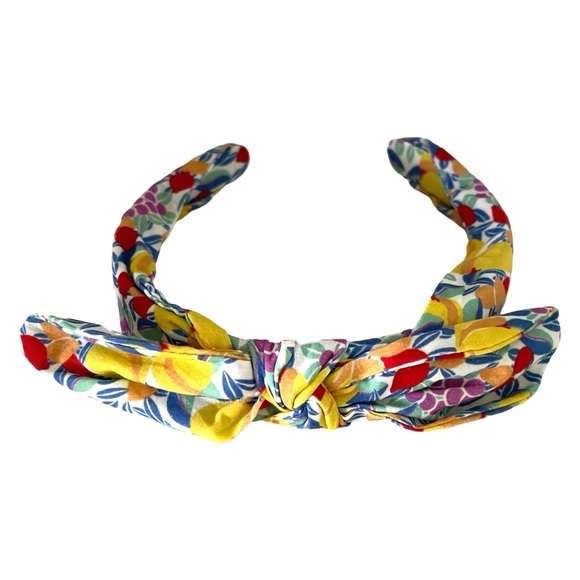 J.Crew crewcuts Girls' knotted headband in tropical floral print NWT 🌺 - Picture 5 of 7